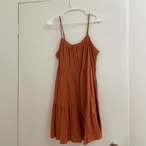 Burnt orange sundress